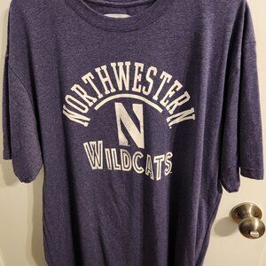 NORTHWESTERN WILDCATS SUPER COMFY SHORT-SLEEVED T-SHIRT